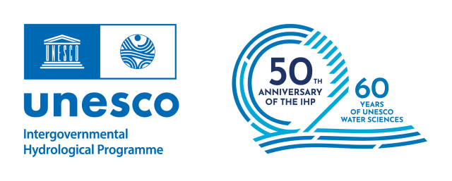 two logos of the UNESCO one next to another 